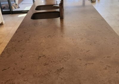 Revived granite benchtop showcasing our restoration expertise in Surry Hills, Sydney.